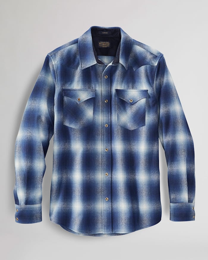 MEN'S PLAID SNAP-FRONT WESTERN CANYON SHIRT